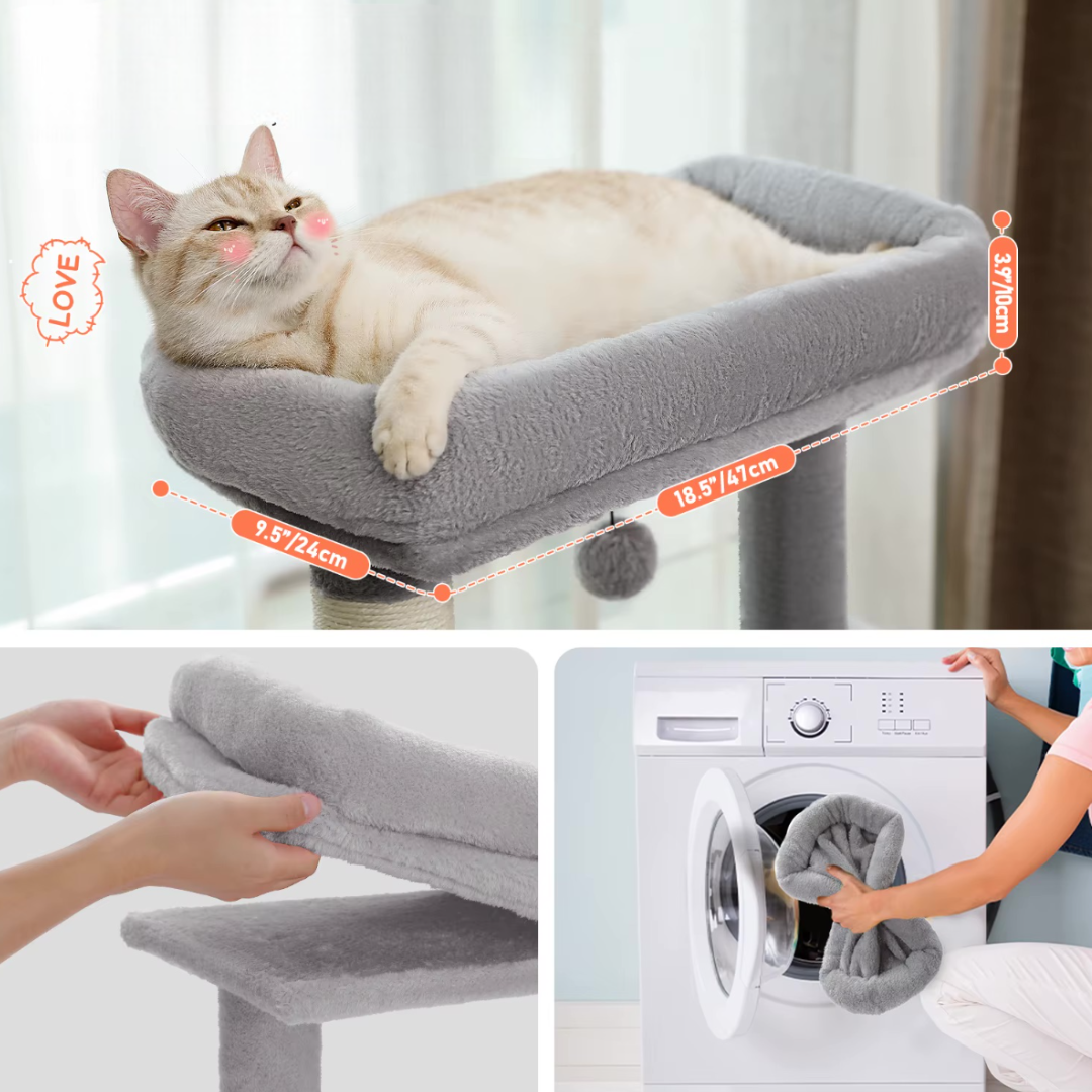 Arbre à chat XXL Cosy & Griffoirs - Mon Chat Perché
