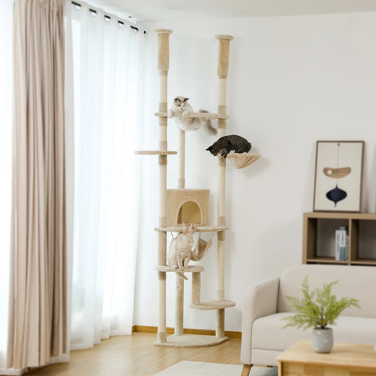 Arbre à chat XXL Plafond - Mon Chat Perché
