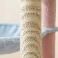Arbre à Chat Très Haut Beige Structure Élevée 205cm