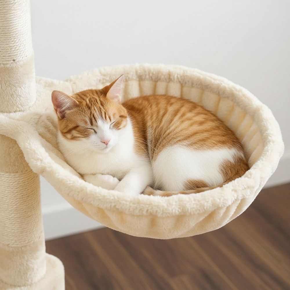 Arbre à Chat XXL Plateformes Larges et Stables 150cm