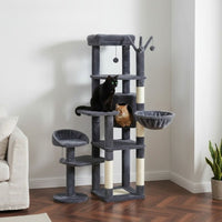 Arbre à Chat Forme de Fleur Pétales Grande Hauteur 175cm