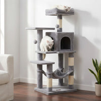 Arbre à Chat Design Moderne Multicolore 110cm