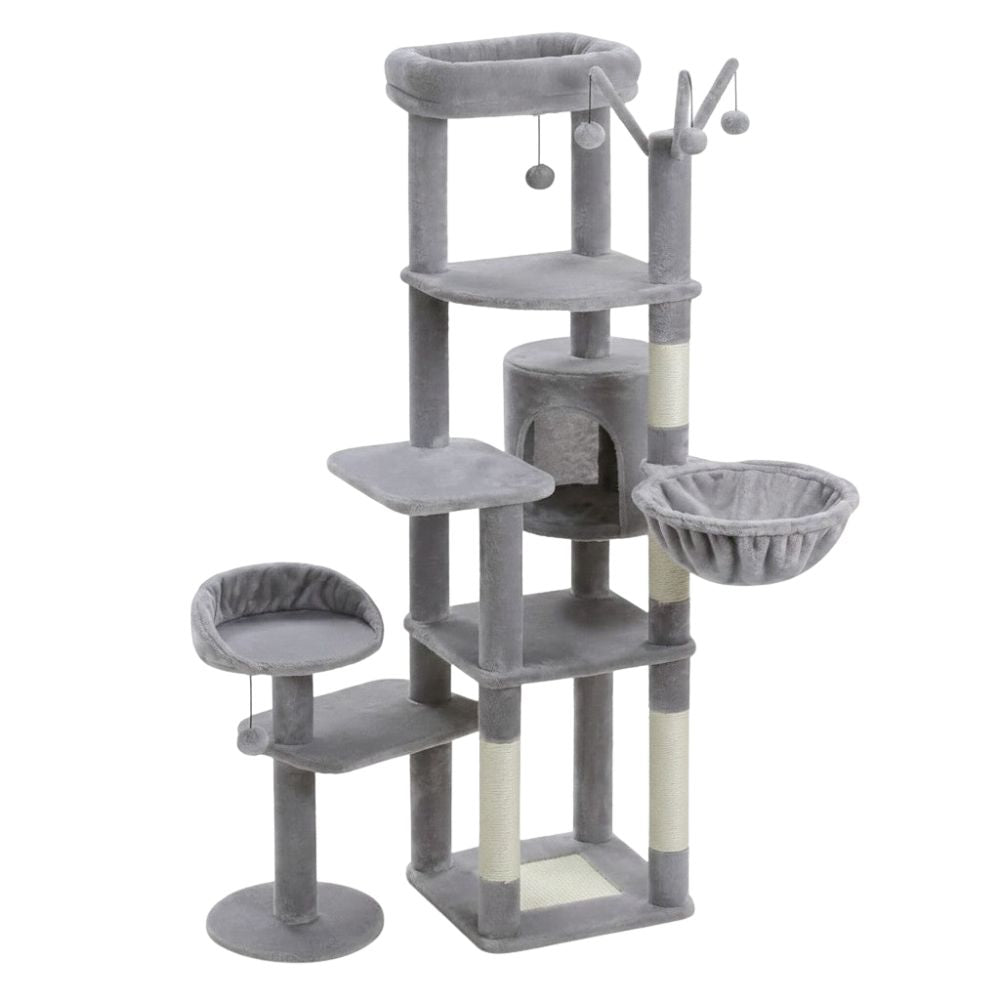 Arbre à Chat Forme de Fleur Pétales Grande Hauteur 175cm