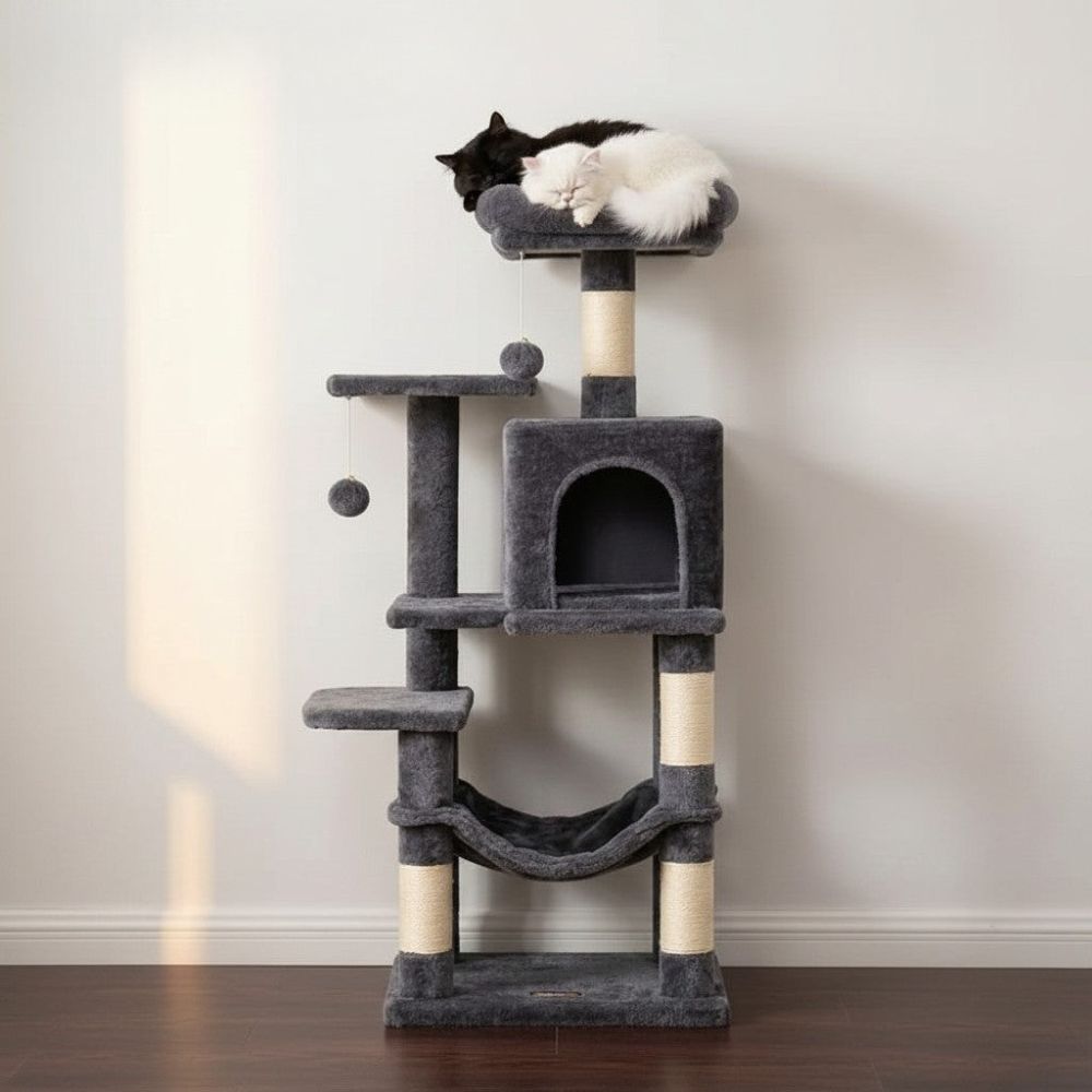 Arbre à Chat Beige Format Standard 110cm