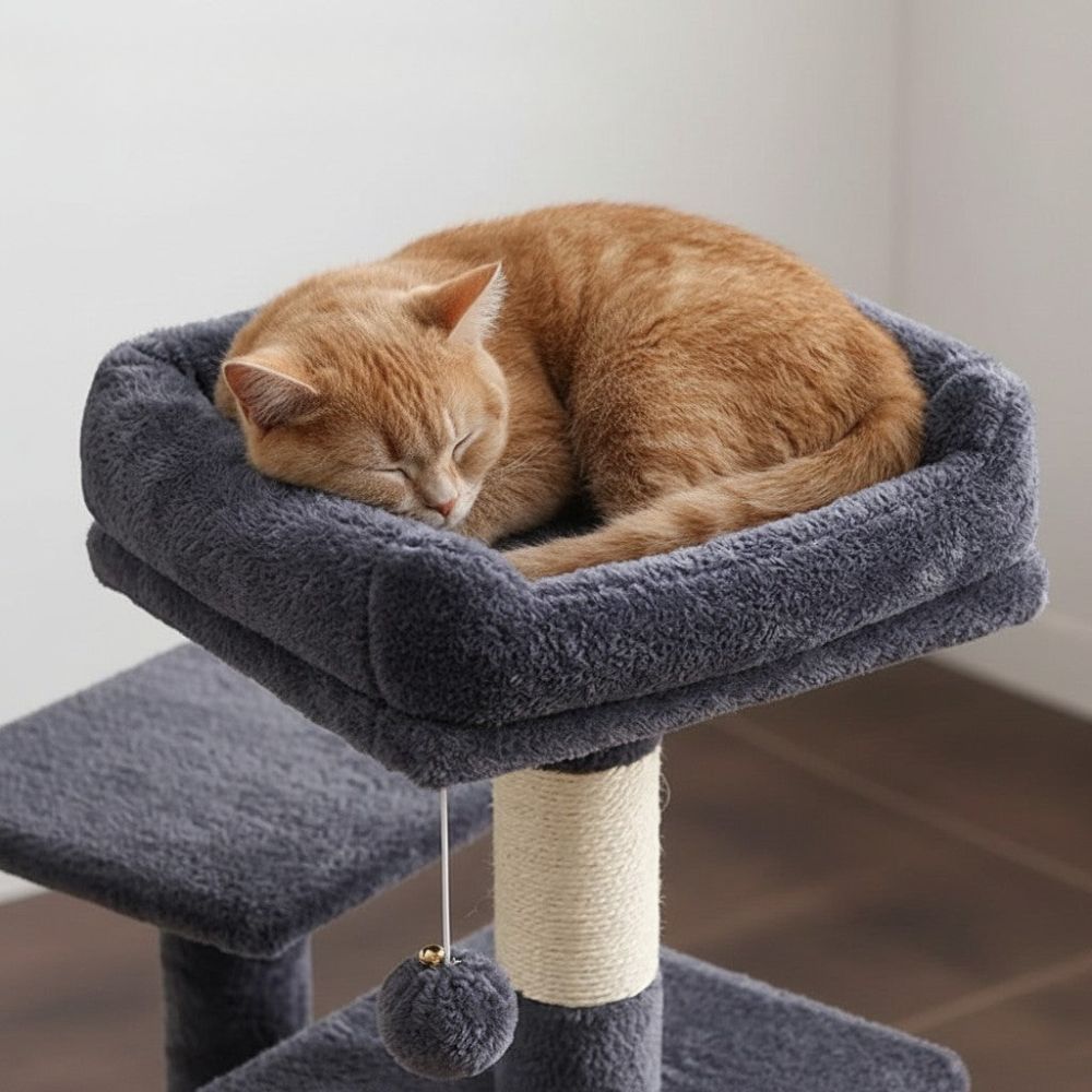 Arbre à Chat Beige Format Standard 110cm