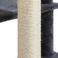Arbre à Chat Beige XXL Base Généreuse pour Gros Chat