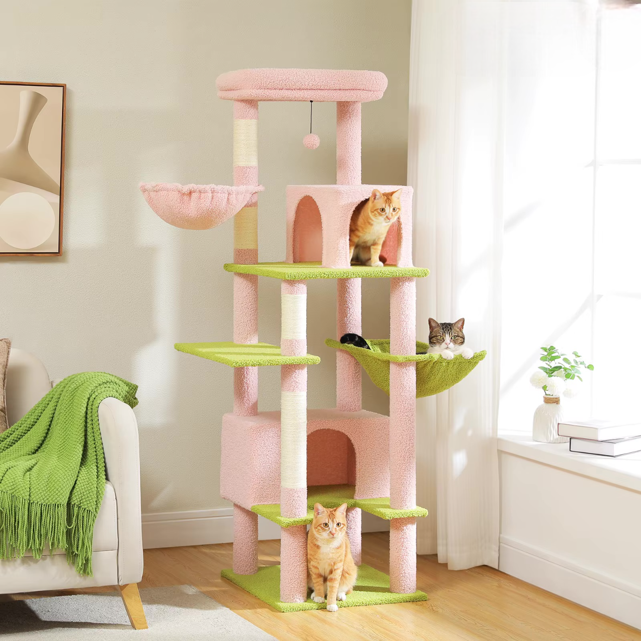 Arbre à chat Design Multi-niveaux - Mon Chat Perché