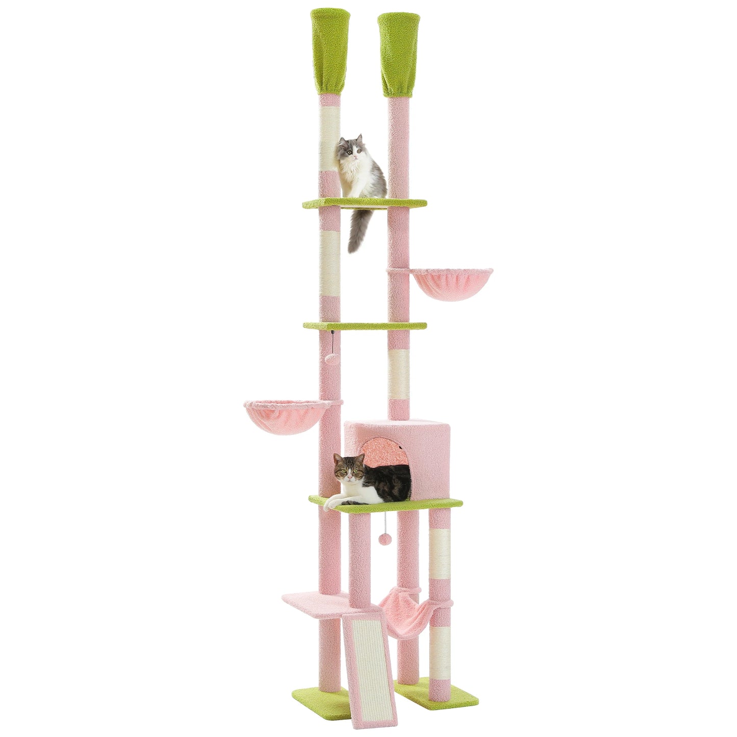 Arbre à chat Cactus avec 2 poteaux - Mon Chat Perché