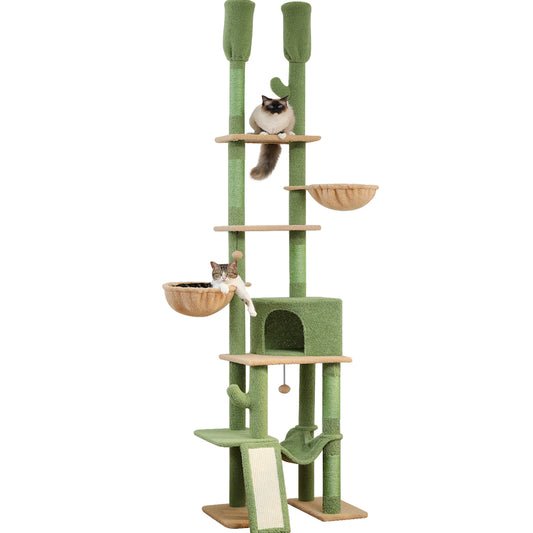 Arbre à chat Cactus avec 2 poteaux - Mon Chat Perché