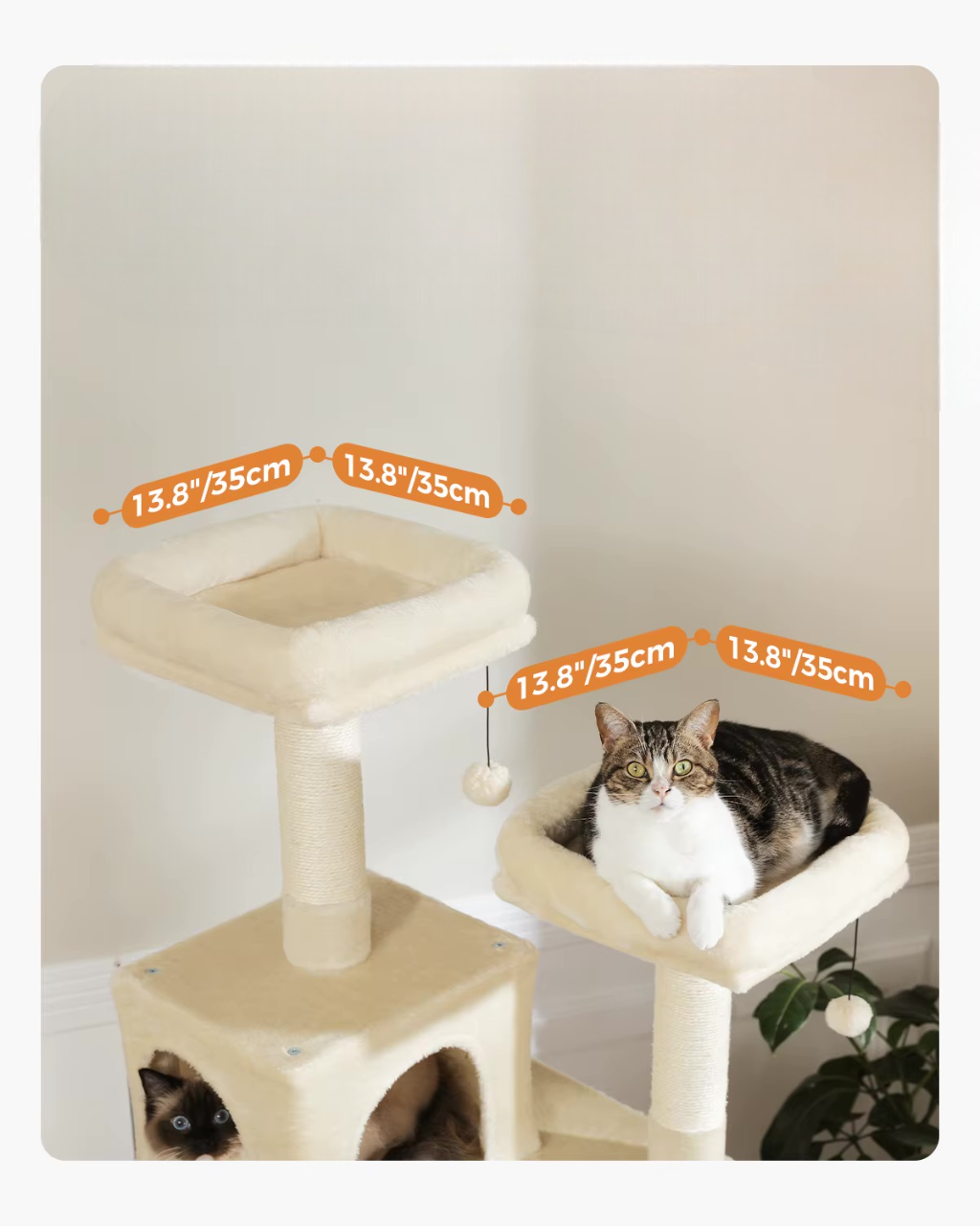 Arbre à Chat XXL 180 cm - Mon Chat Perché