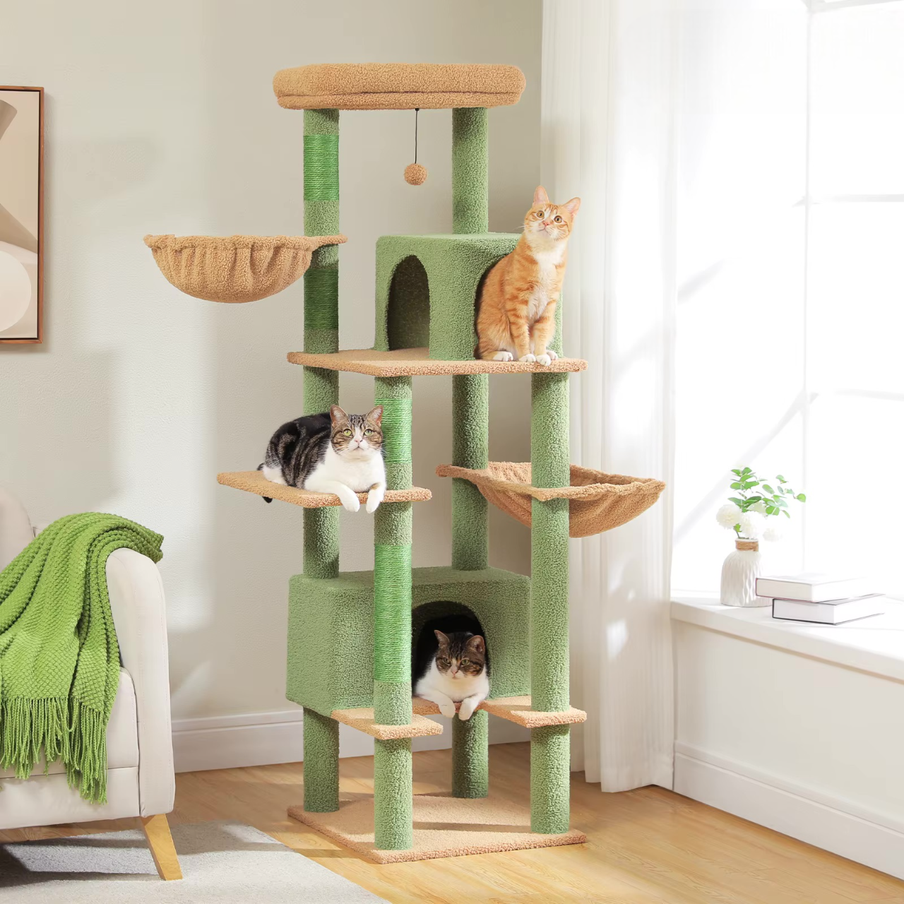 Arbre à chat Design Multi-niveaux - Mon Chat Perché
