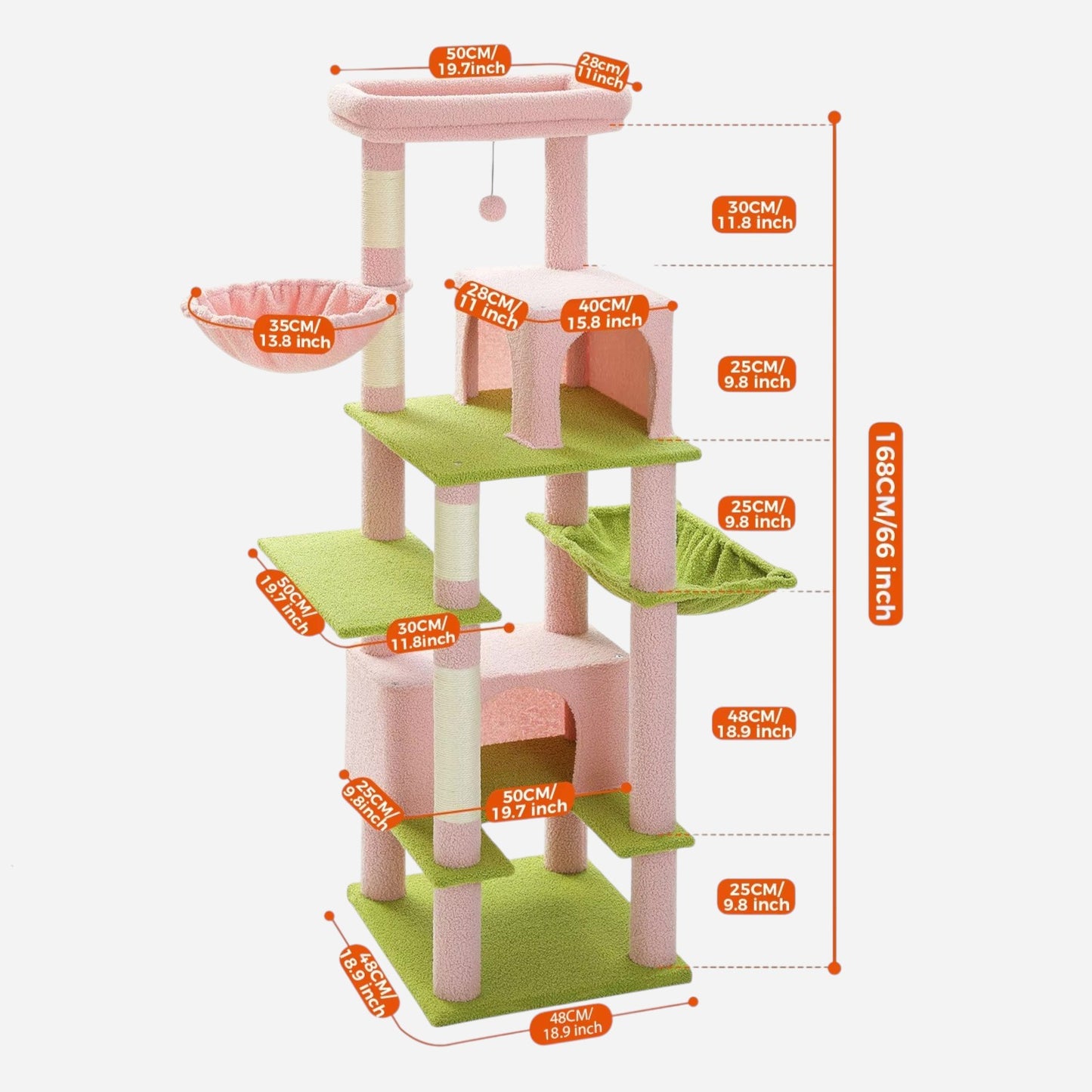 Arbre à chat Design Multi-niveaux - Mon Chat Perché