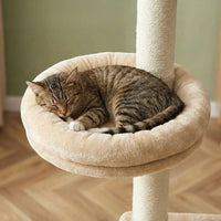 Arbre à Chat à Fixer au Plafond Réglable 273cm