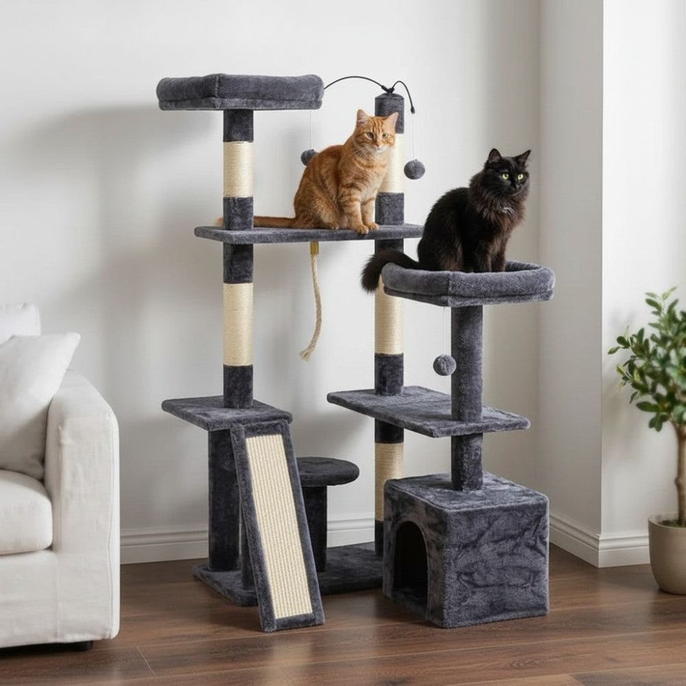 Arbre à Chat Adulte Design Stable 135cm