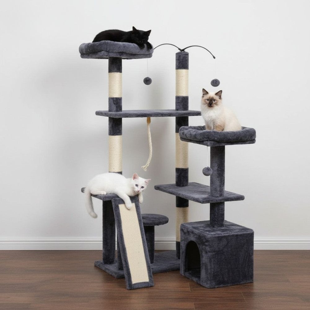 Arbre à Chat Adulte Design Stable 135cm