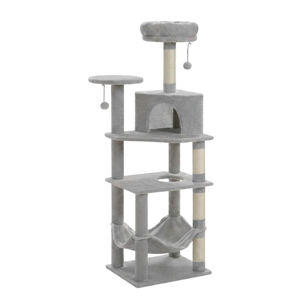 Arbre à Chat au Beau Design Épuré 140cm