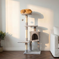 Arbre à Chat au Design Contemporain Épuré 112cm