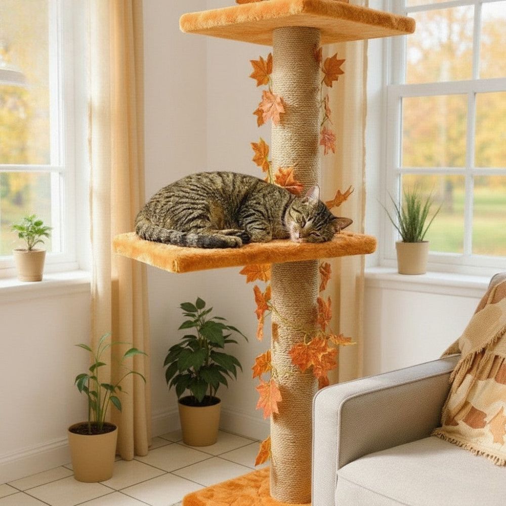 Arbre à Chat Barre Horizontale Fixation Plafond