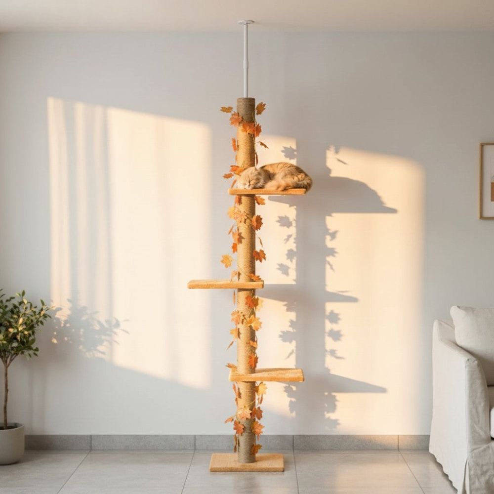 Arbre à Chat Barre Horizontale Fixation Plafond