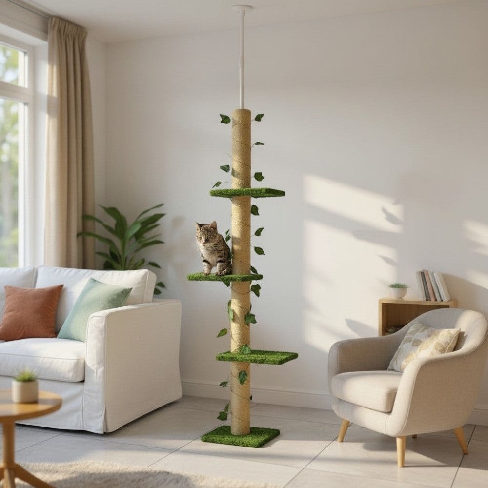 Arbre à Chat Barre Horizontale Fixation Plafond