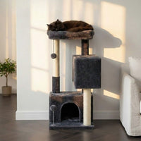 Arbre à Chat Beige Format Compact Économique 80cm