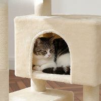 Arbre à Chat Beige Format Compact Économique 80cm