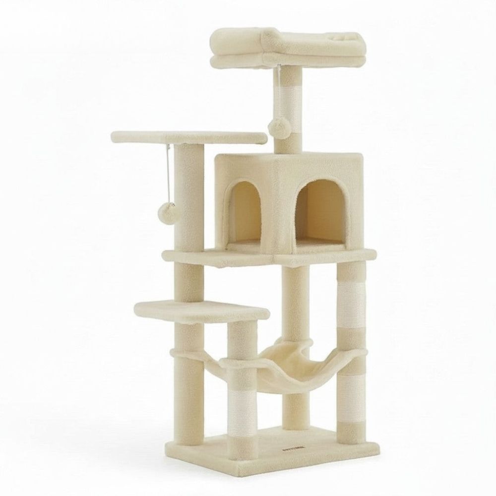 Arbre à Chat Beige Format Standard 110cm