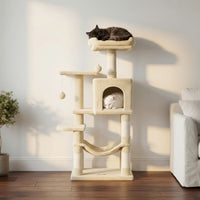Arbre à Chat Beige Format Standard 110cm