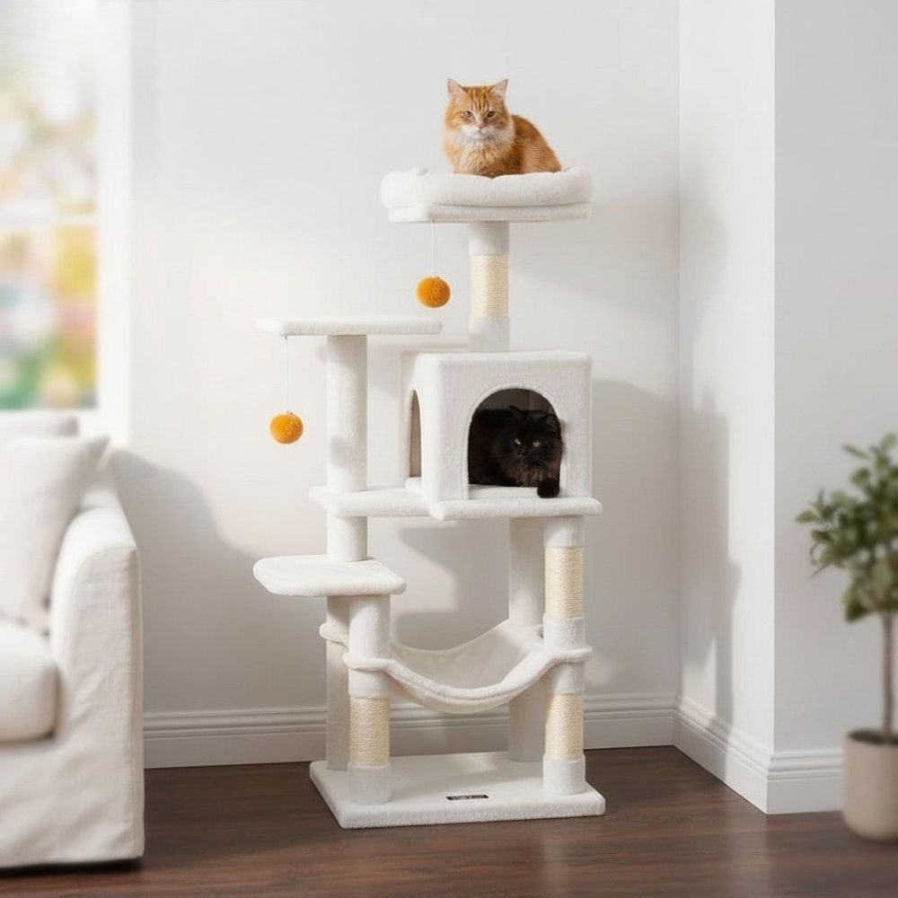 Arbre à Chat Beige Format Standard 110cm
