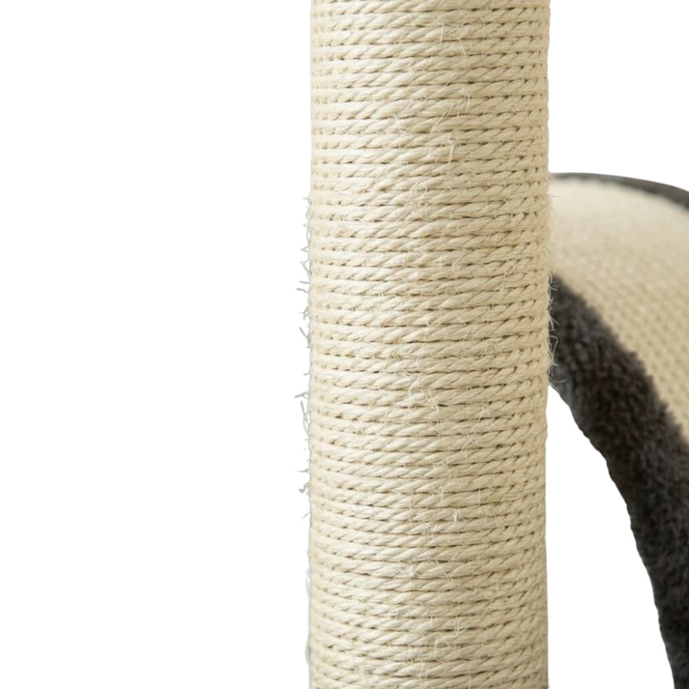 Arbre à Chat Beige Minimaliste 1 Pied 46cm