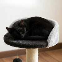 Arbre à Chat Beige Minimaliste 1 Pied 46cm