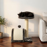 Arbre à Chat Beige Minimaliste 1 Pied 46cm