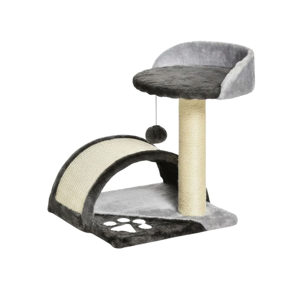 Arbre à Chat Beige Minimaliste 1 Pied 46cm