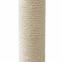 Arbre à Chat Beige Robuste Multi-Chats 140cm