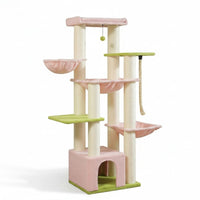 Arbre à Chat Beige XXL Grande Hauteur 170cm