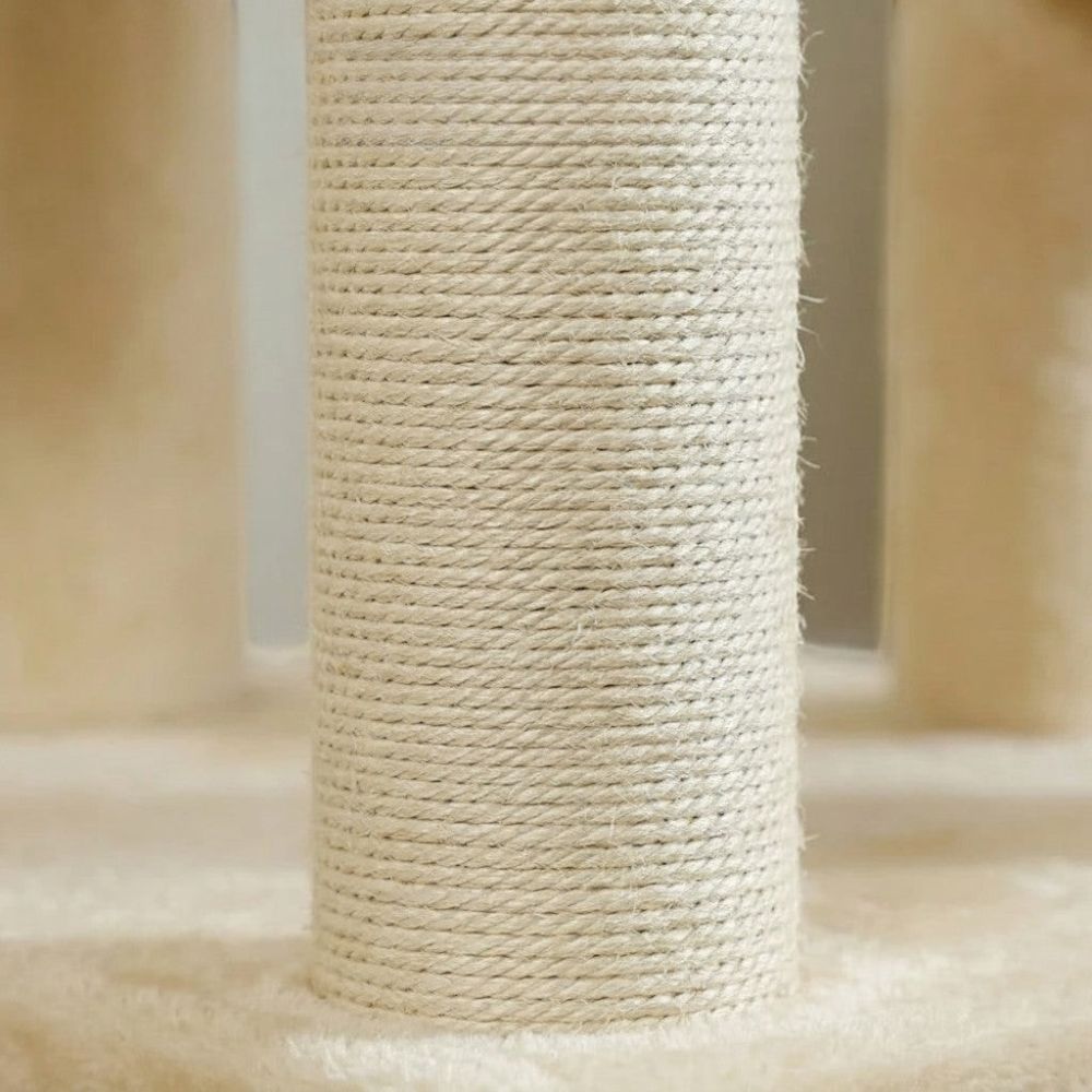 Arbre à Chat Beige XXL Grande Hauteur 170cm