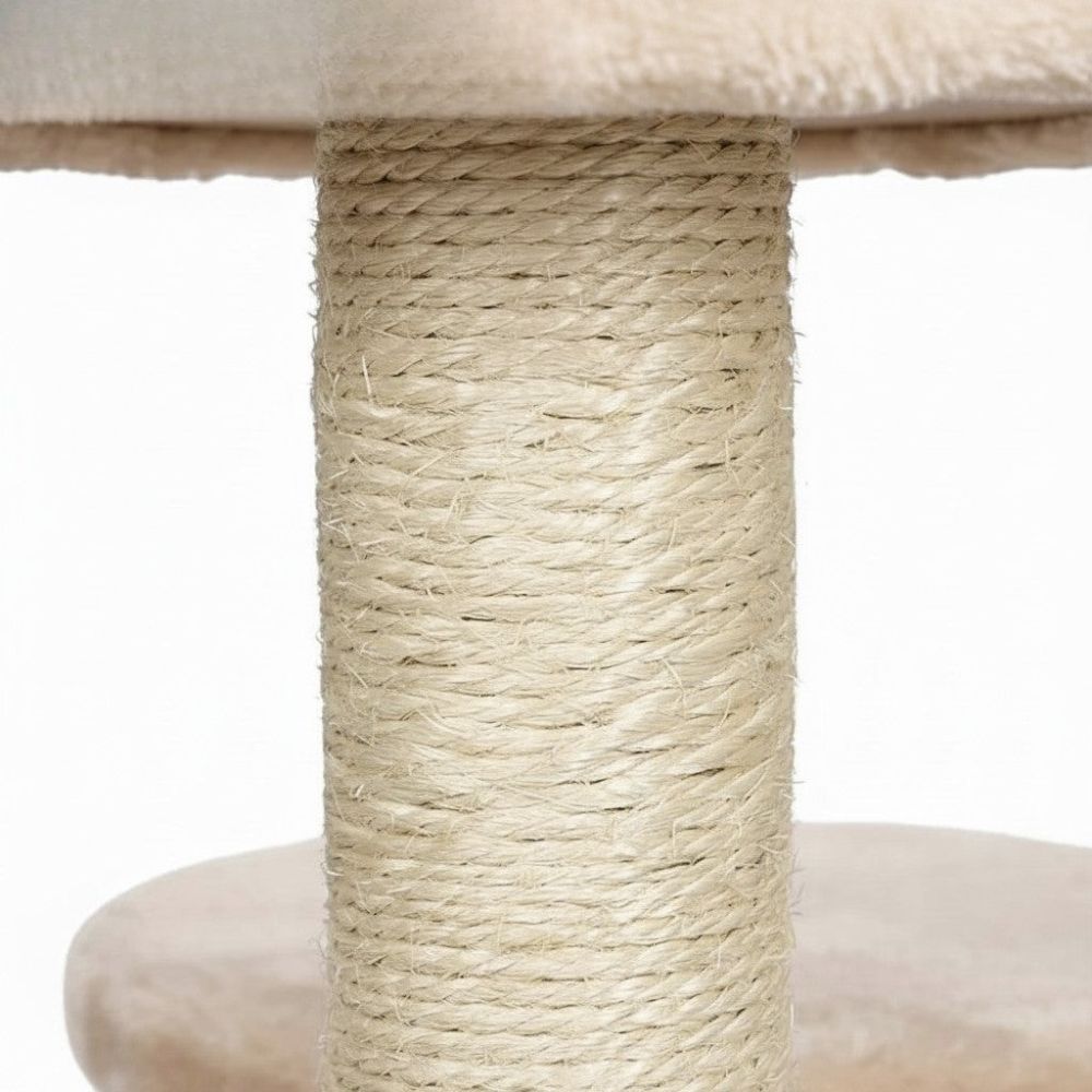 Arbre à Chat Bicolore Beige et Marron 112cm