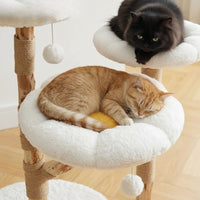Arbre à Chat Bois Flotté Texture Irrégulière 92cm