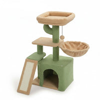 Arbre à Chat Compact avec Escalier Intégré 80cm