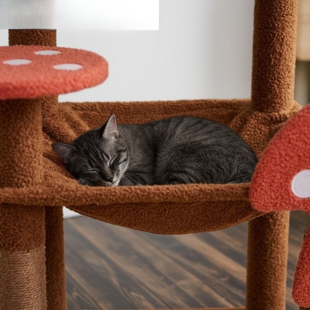 Arbre à Chat d'Angle pour Maine Coon 143cm