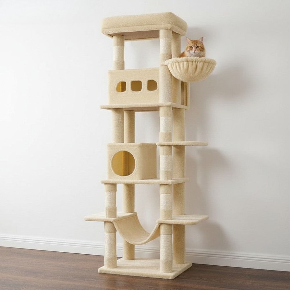 Arbre à Chat d'Angle XXL Grande Hauteur 170cm