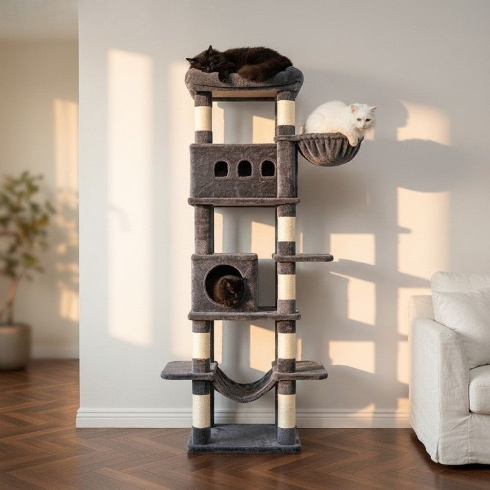 Arbre à Chat d'Angle XXL Grande Hauteur 170cm