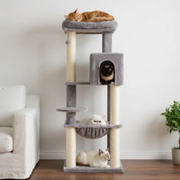 Arbre à Chat d'Angle XXL pour Grand Espace 147cm