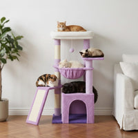 Arbre à Chat Design Coloré Hauteur Intermédiaire 93cm