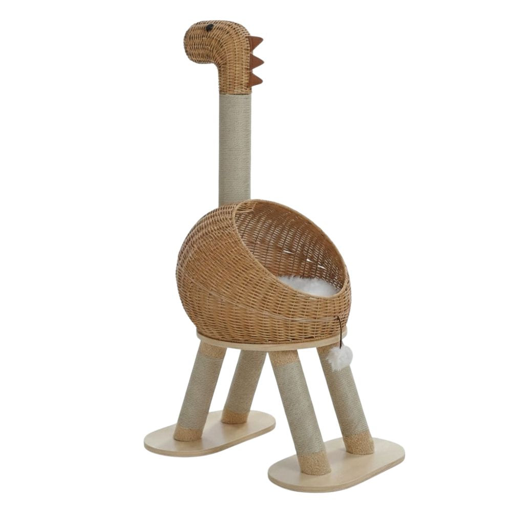 Arbre à Chat Design en Bois Massif 116cm