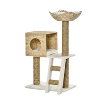 Arbre à Chat Design en Osier Tressé 100cm