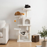 Arbre à Chat Design Moderne Multicolore 110cm