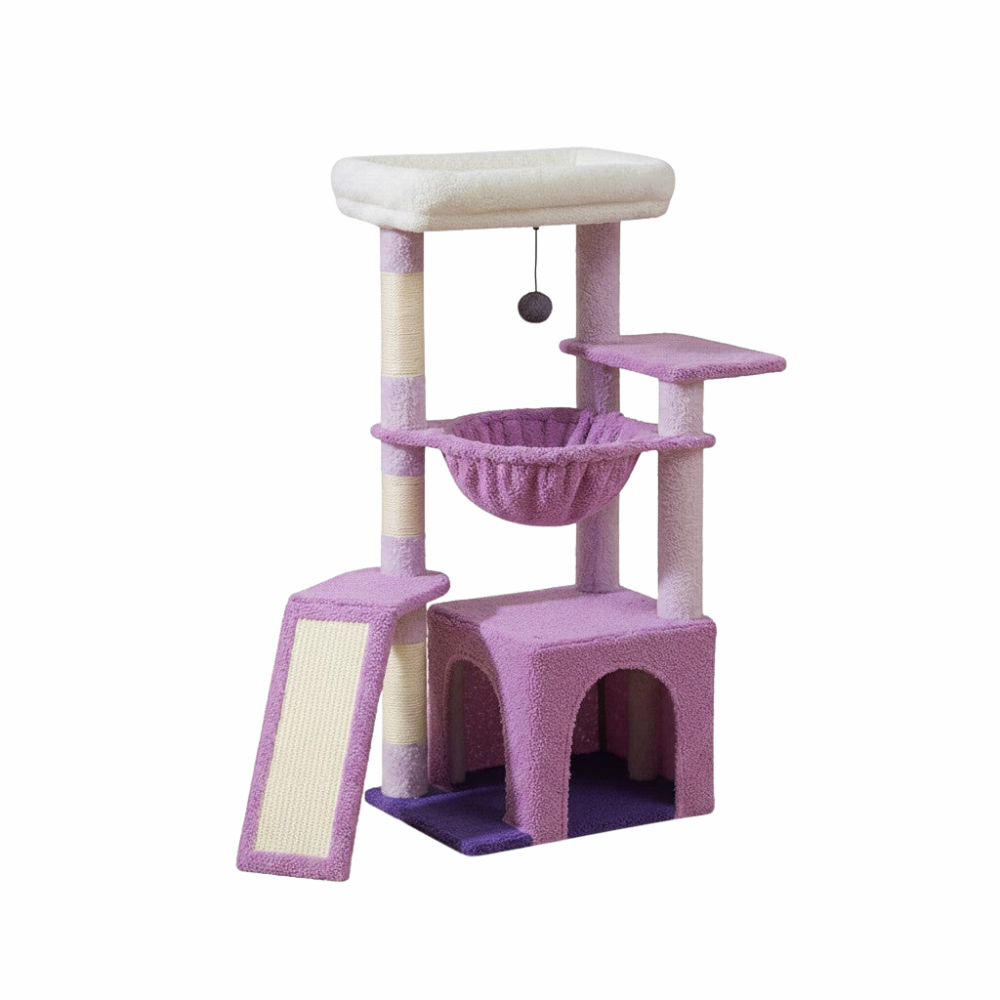 Arbre à Chat Design Nature Coloré 93cm