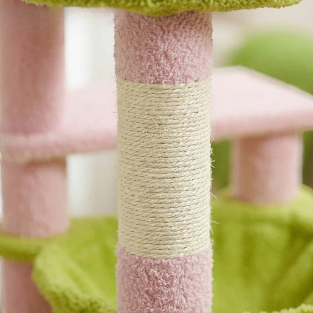 Arbre à Chat Design Nature Coloré 93cm
