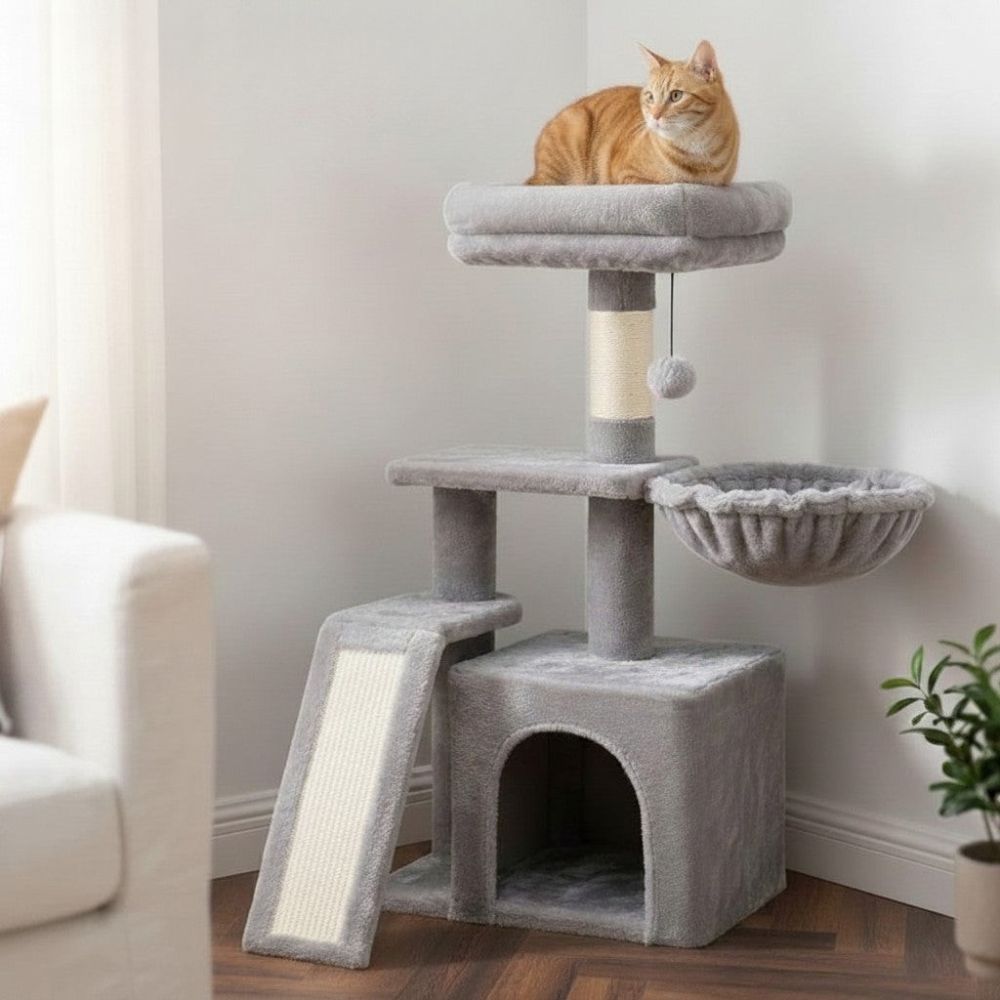 Arbre à Chat Design Scandinave Compact 80cm